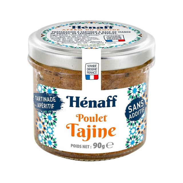3537580707977 - Henaff - Tartinade Poulet Tajine en bocal