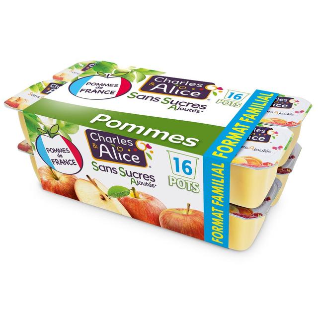 3297760098577 - Charles et Alice - Pomme nature sans sucre ajouté