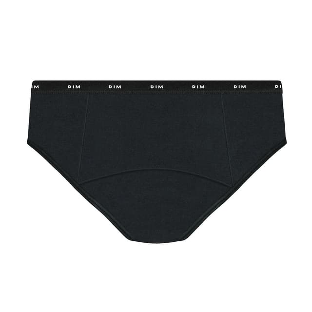 3610862658577 - Dim - Culotte menstruelle Taille 16 Ans Flux Abondant Noire Lavable Coton Bio