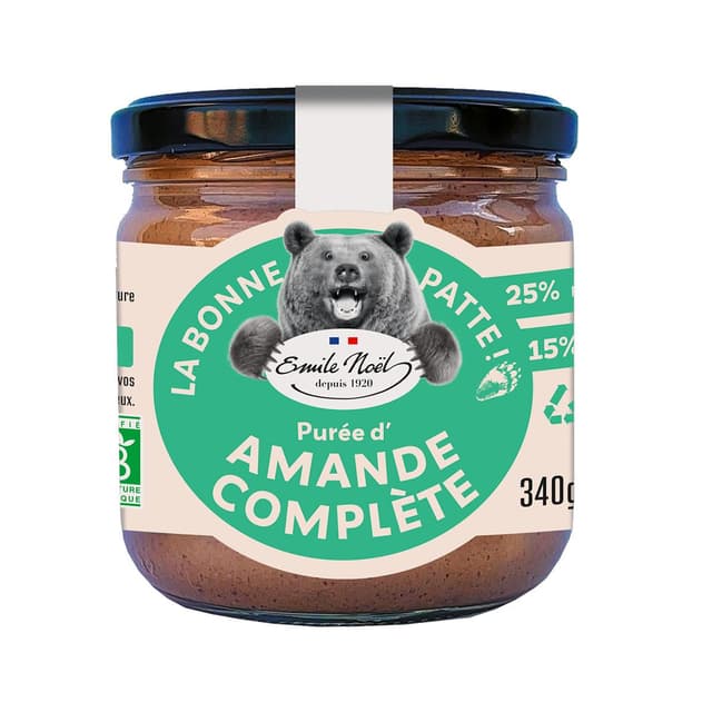 3291960018977 - - Purée d'amande complète bio