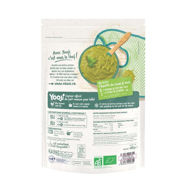 3760234500178 - Yooji - Petits Pois Bio dès 4 mois