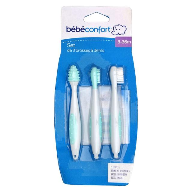 3220660270378 - Bébé Confort - Set de 3 brosses à dents