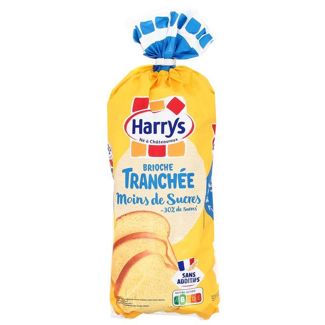 3228857001378 - Harrys - Brioche Tranchée Allégée en Sucre Sans Additifs