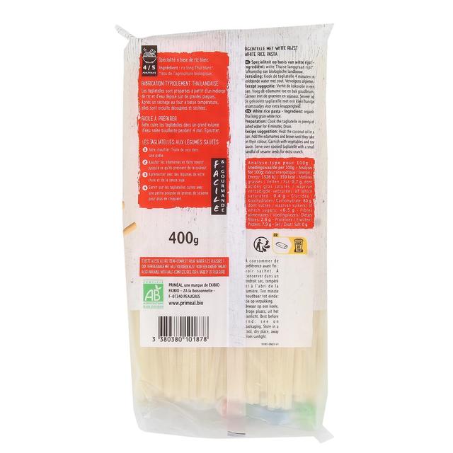 3380380101878 - Priméal - Tagliatelle de riz blanche Bio
