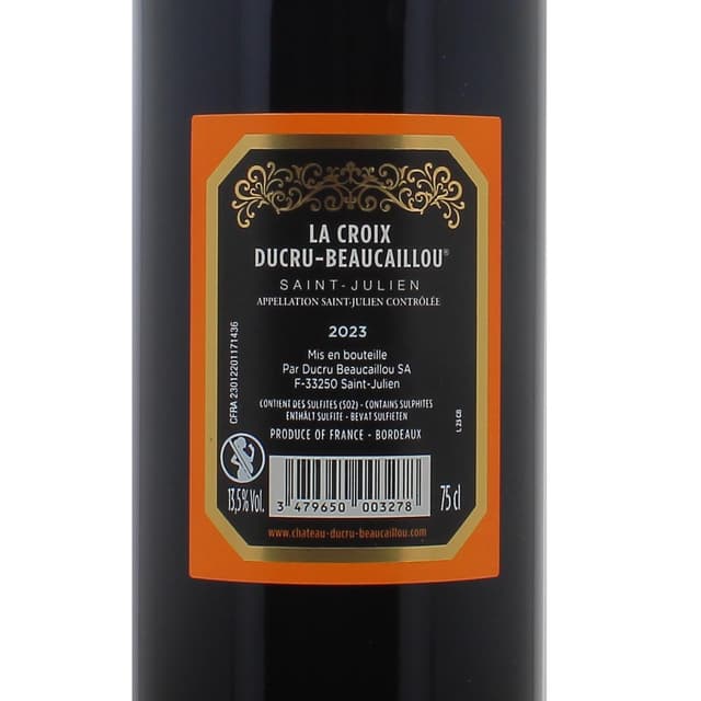 3479650003278 - Saint-Julien AOC - Croix Ducru Beaucaillou