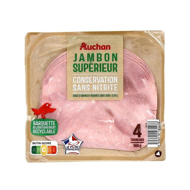 3596710484478 - Auchan - Jambon Supérieur Sans Nitrite