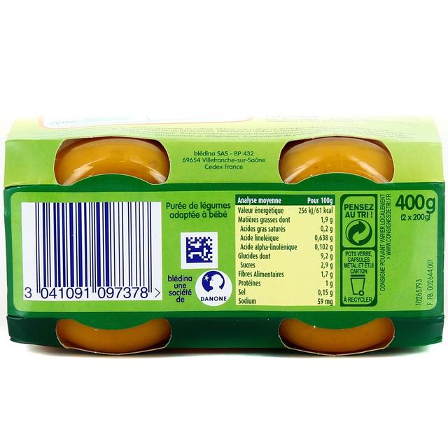 3041091097378 - Blédina - Carottes patates douces dès 6 mois