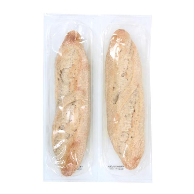 3257982267878 - Nature Bio - 2 Baguettes precuites de campagne Bio