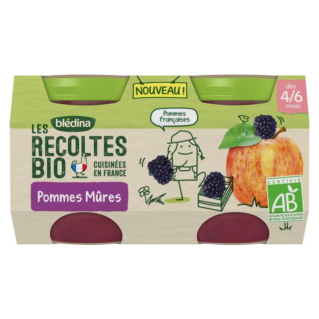 3041091769978 - Blédina - Les Récoltes Bio - Pommes Mûres Bio Pots Bébé Dès 4 mois