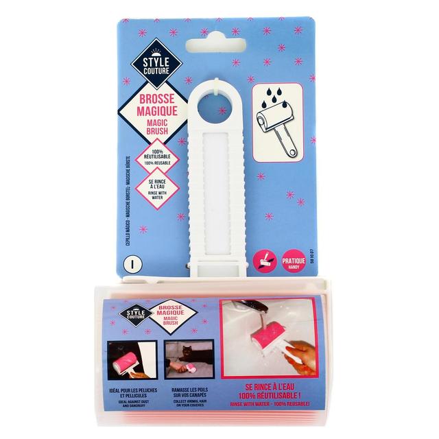 3040695810079 - Style couture - Brosse vêtement lavable et réutilisable