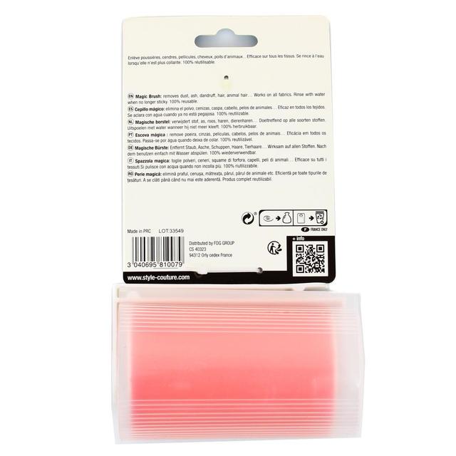 3040695810079 - Style couture - Brosse vêtement lavable et réutilisable