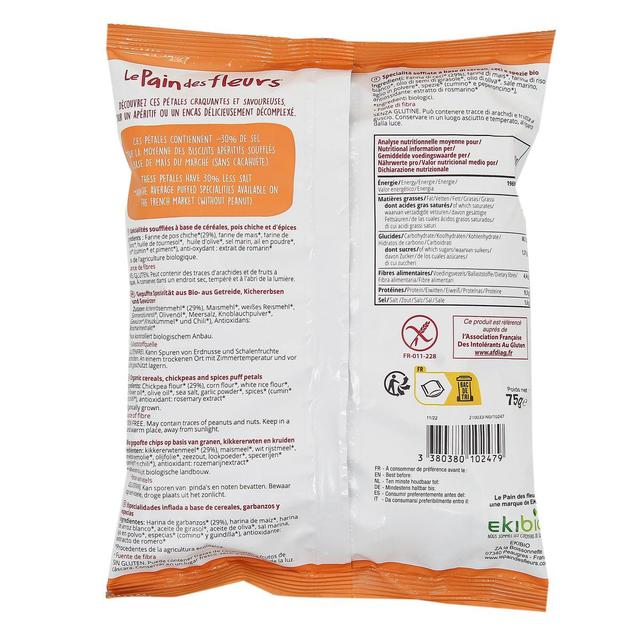 3380380102479 - Le pain des fleurs - Pétales façon Houmous bio