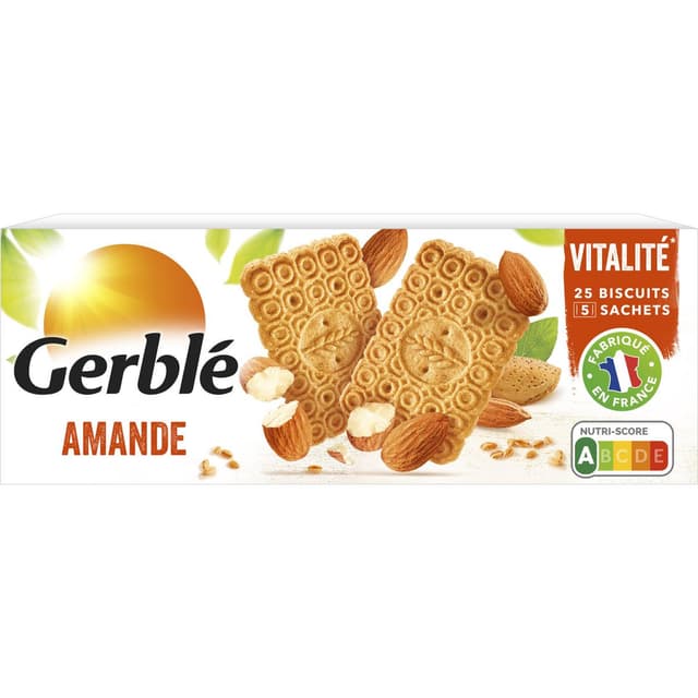 3175681302679 - Gerblé Vitalité - 25 Biscuits Saveur Amande
