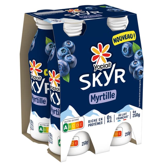 3329770092679 - Yoplait - Skyr à boire Myrtille