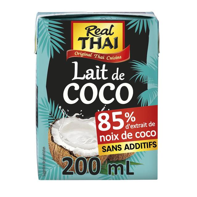8858135002879 - Real Thai - Lait de Coco UHT 85% d'extrait de noix de coco