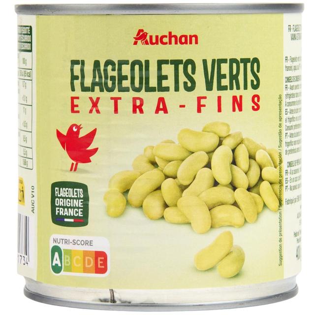 3596710443079 - Auchan - Flageolets verts extra fins