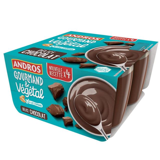3608580086079 - Andros Gourmand et Végétal - Dessert végétal chocolat amande