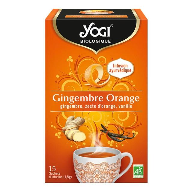 4012824406179 - Yogi - Infusion Gingembre Orange Bio - 15 sachets