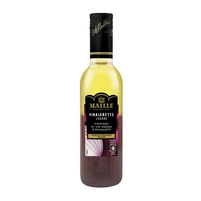 8714100846179 - Maille - Vinaigrette légère - Vinaigre de vin rouge échalote oignon rouge en bouteille
