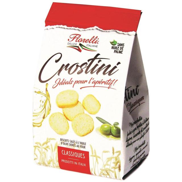 3760077537379 - Florelli - Crostini Classiques à l'Huile d'Olive - Mini Bruschetta