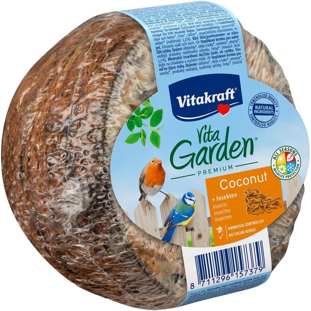 8711296157379 - Vitakraft - Demi Noix Coco avec Graisse et Ver de Farine