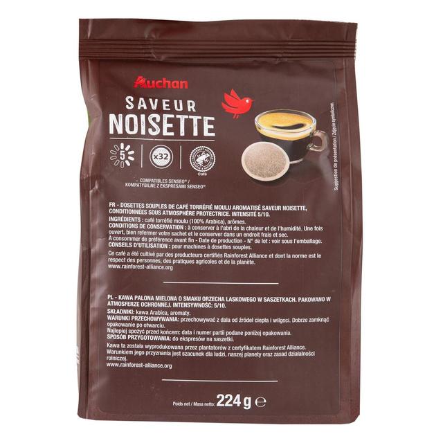 3596710517879 - Auchan - Dosettes de café saveur noisette