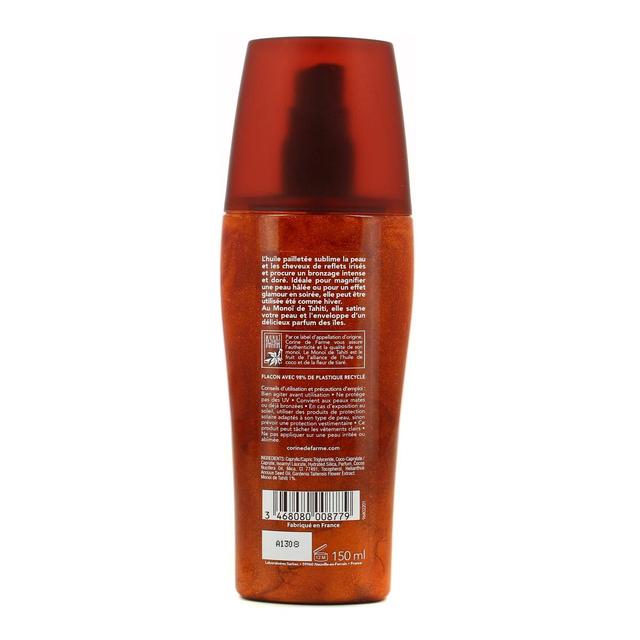 3468080008779 - Corine de Farme - Huile Pailletée Sublimatrice Corps & Cheveux