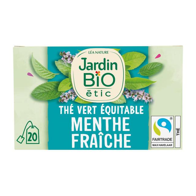3456300011180 - Jardin Bio Etic - Thé Vert Menthe Fraîche Bio - 20 sachets