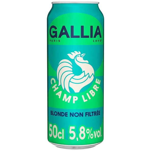 3119789831280 - Gallia - Bière blonde non filtrée 5,8°