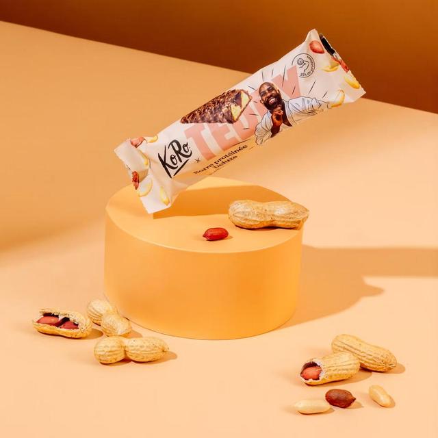 4255582813180 - Koro - Barre Proteinée au Beurre de Cacachuètes - Teddy Riner