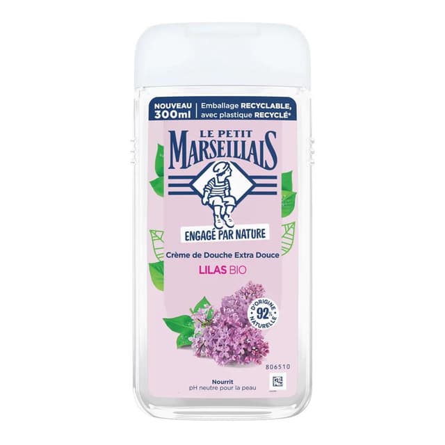 3574661853680 - Le Petit Marseillais - Crème Douche Extra Douce Lilas