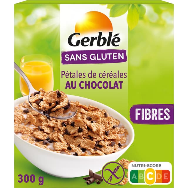 3175681084780 - Gerblé Sans Gluten - Pétales de céréales chocolat sans gluten