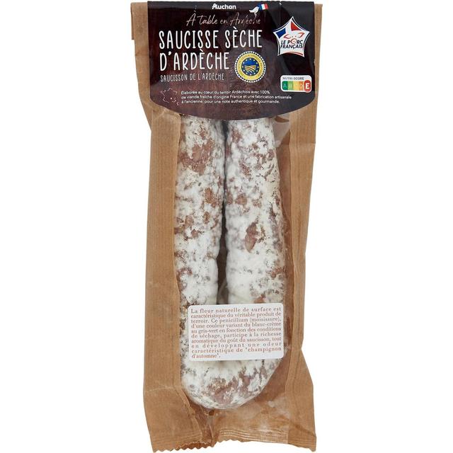 3596710295180 - Auchan Terroir - Saucisse Sèche d'Ardèche IGP