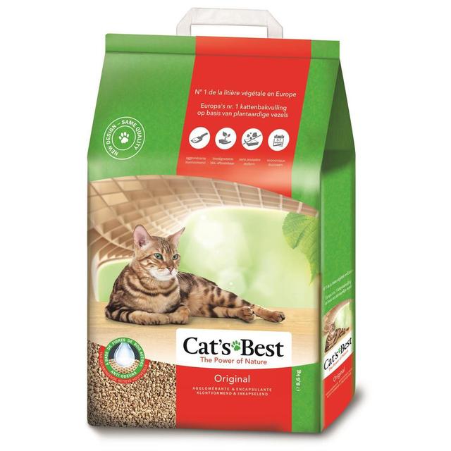 4002973298053 - Cats Best - Litière végétale Agglomérante Original pour chat 8,6kg
