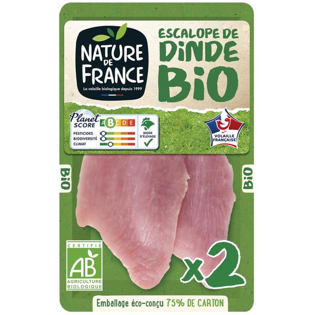 3422210435880 - Nature De France - Escalopes de Dinde Bio