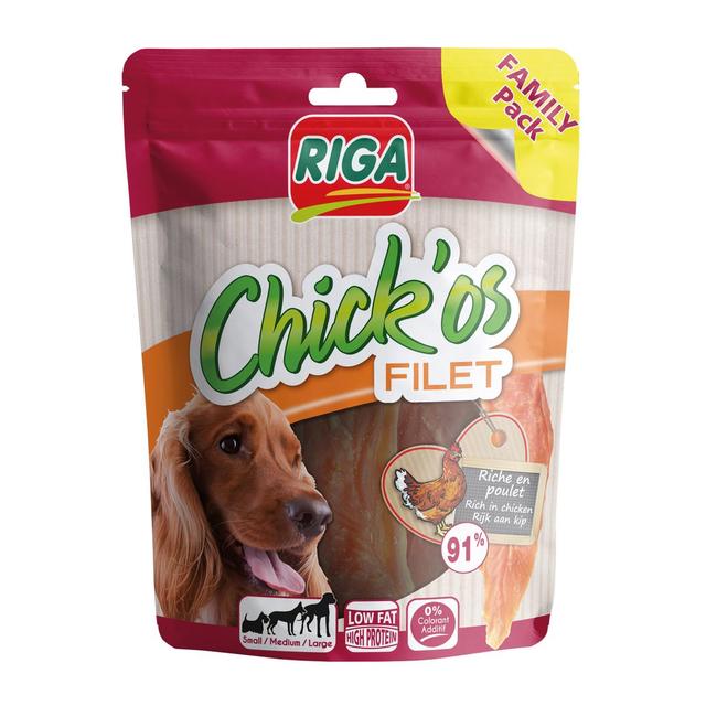 3166780056280 - Riga Chick'Os - Filets de Poulet Family Pack- Friandise Récompense pour chien