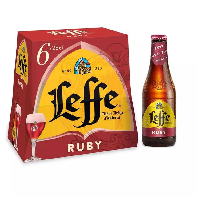 5410228307280 - Leffe Ruby - Bière d'Abbaye aux fruits rouges 5°