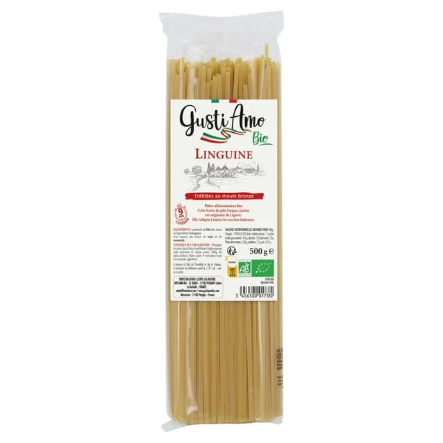 3456300017380 - Gusti Amo - Pâtes Linguine Bio Premium