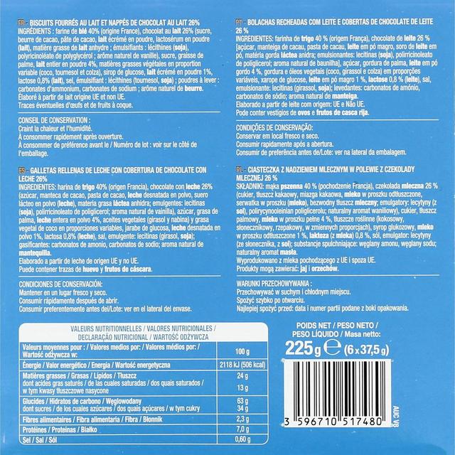 3596710517480 - Auchan - Mini ronds tartelettes chocolat et lait