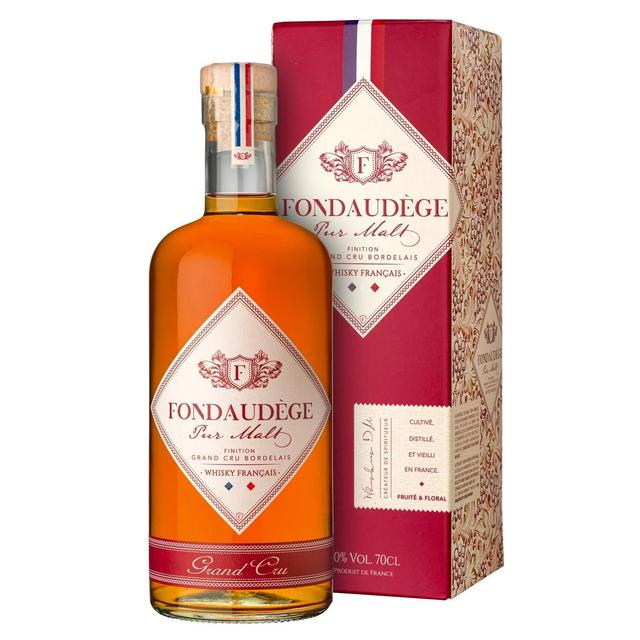 3760042529880 - Fondaudege - Whisky pure malt finition grand cru bordelais 40°