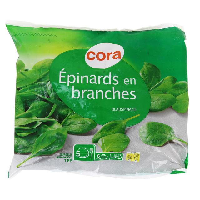 3257980029980 - Cora - Épinards en branches