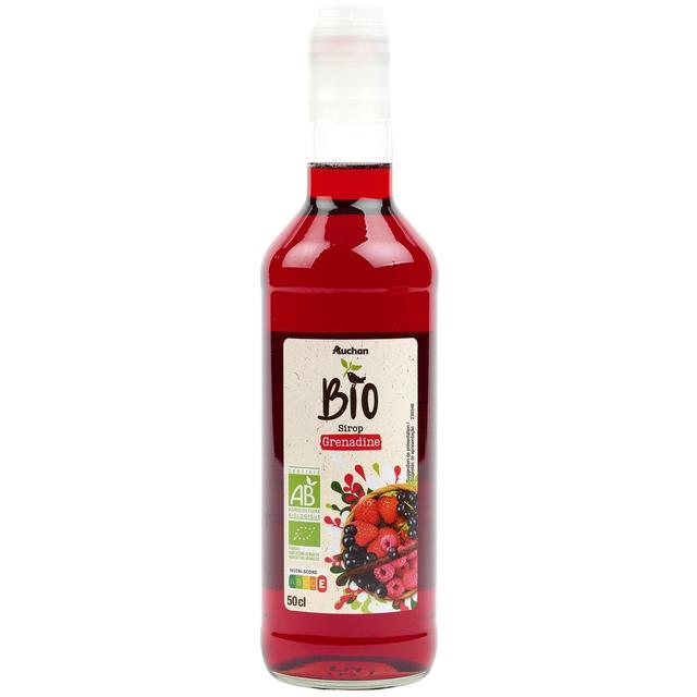 3596710540181 - Auchan BIO - Sirop de grenadine bio