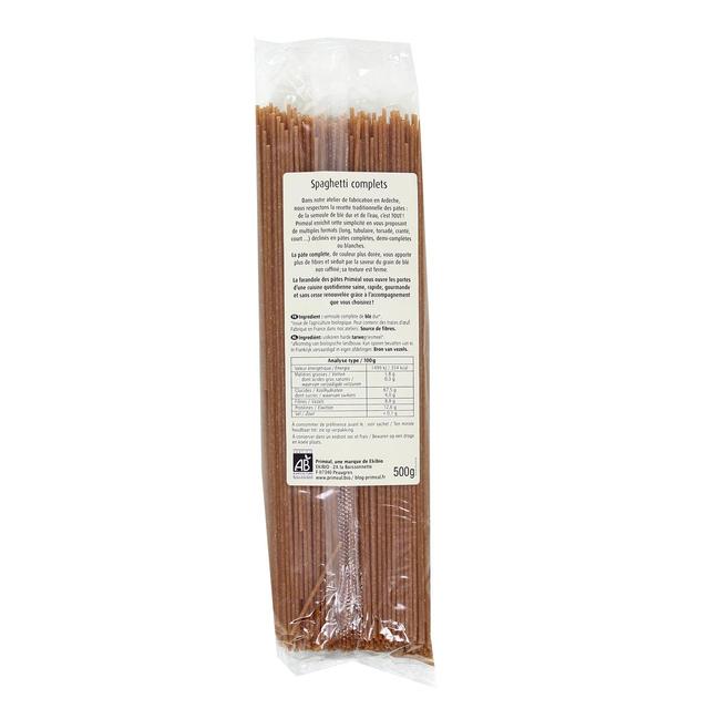 3380390180481 - Priméal - Spaghetti complet, bio