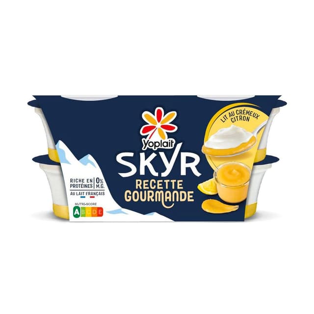 3329770090781 - Yoplait - Skyr sur lit de citron crémeux