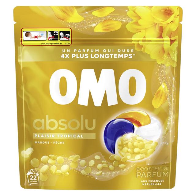 8720181620881 - Omo - Lessive Capsules Perles Parfumées Mangue & Pêche