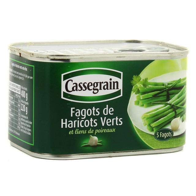 3083680682381 - Cassegrain - 5 Fagots haricot vert et liens de poireaux