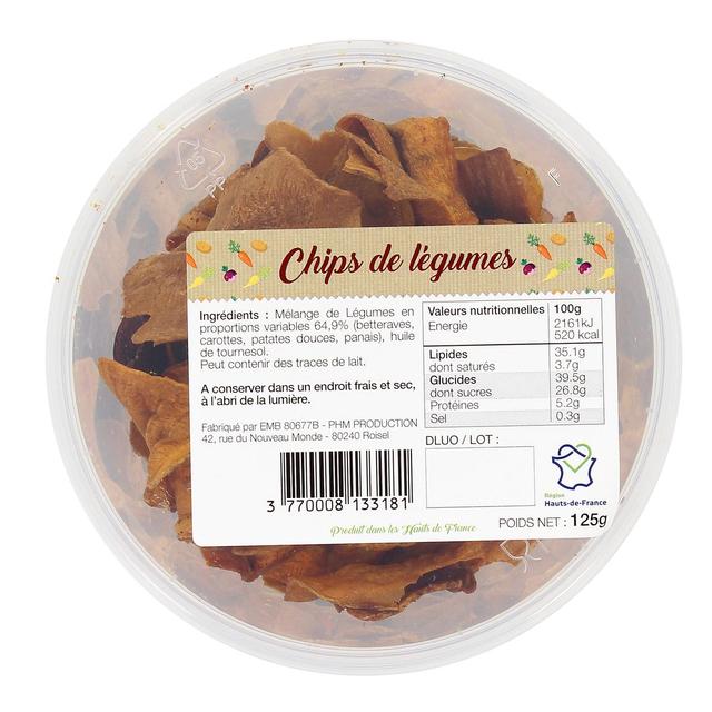 3770008133181 - PHM production - Chips de légumes