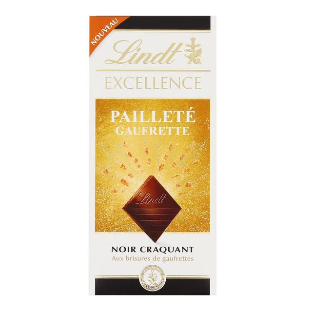 3046920014281 - Lindt - Chocolat noir gaufrette excellence
