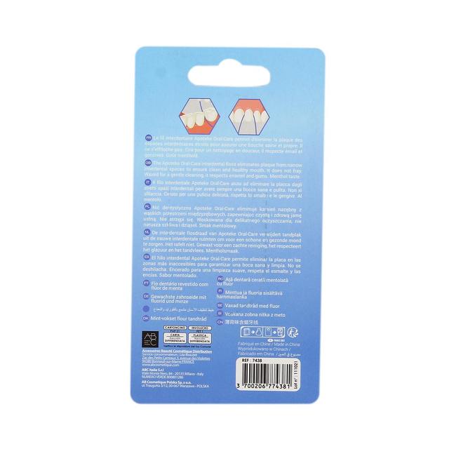 3700206774381 - Apoteke - Fil dentaire ciré mentholé 50m
