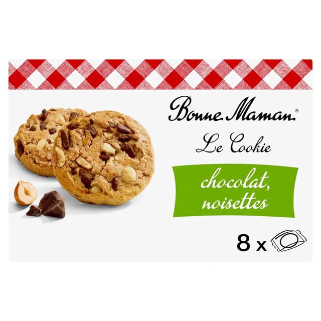 3178530405781 - Bonne Maman - Cookie chocolat noisettes x8